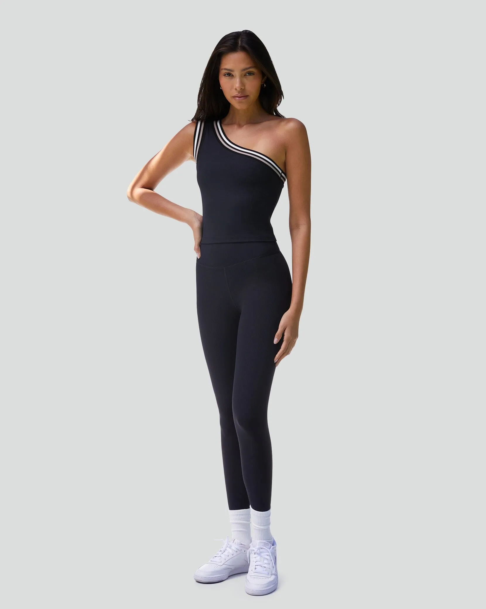 One Shoulder Rib Tank sold by IVL COLLECTIVE product image thumbnail 3