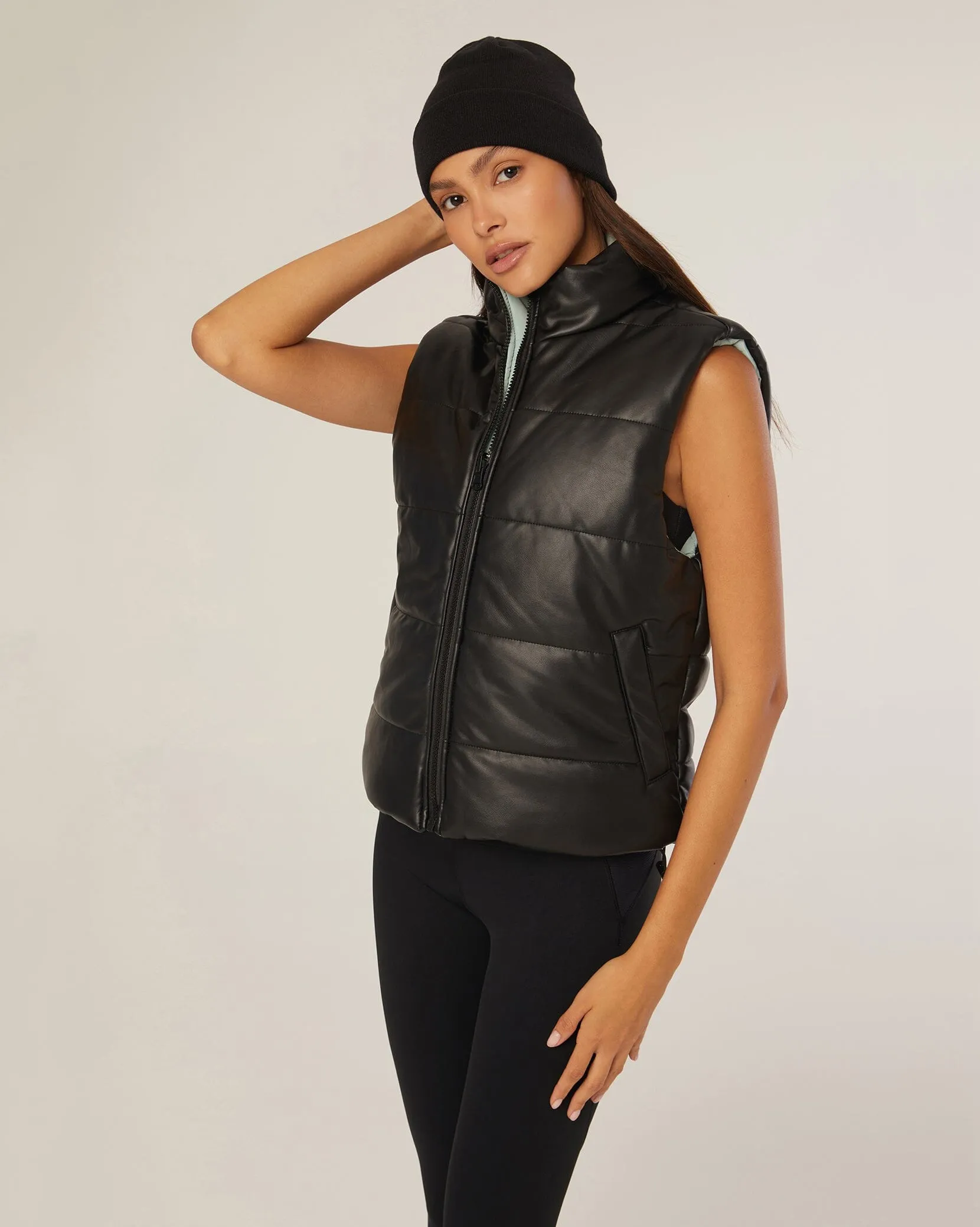 Reversible Puffer Vest sold by IVL COLLECTIVE product image thumbnail 4