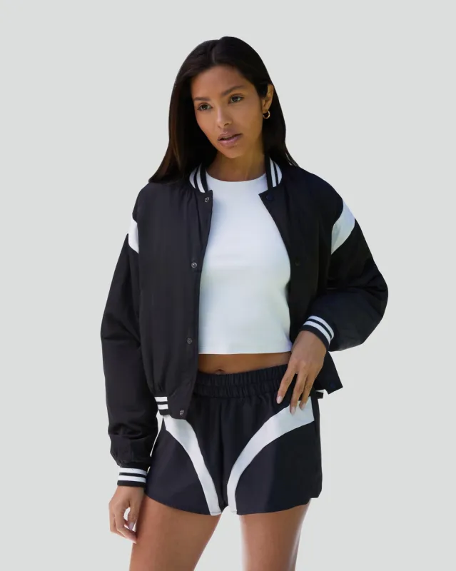 Cropped Varsity Bomber Jacket sold by IVL COLLECTIVE