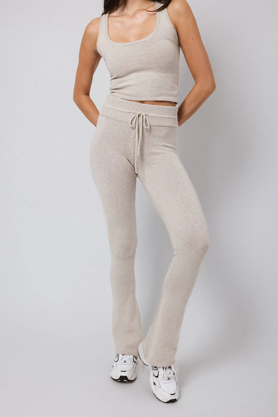 Boucle Flared Drawstring Pant sold by IVL COLLECTIVE