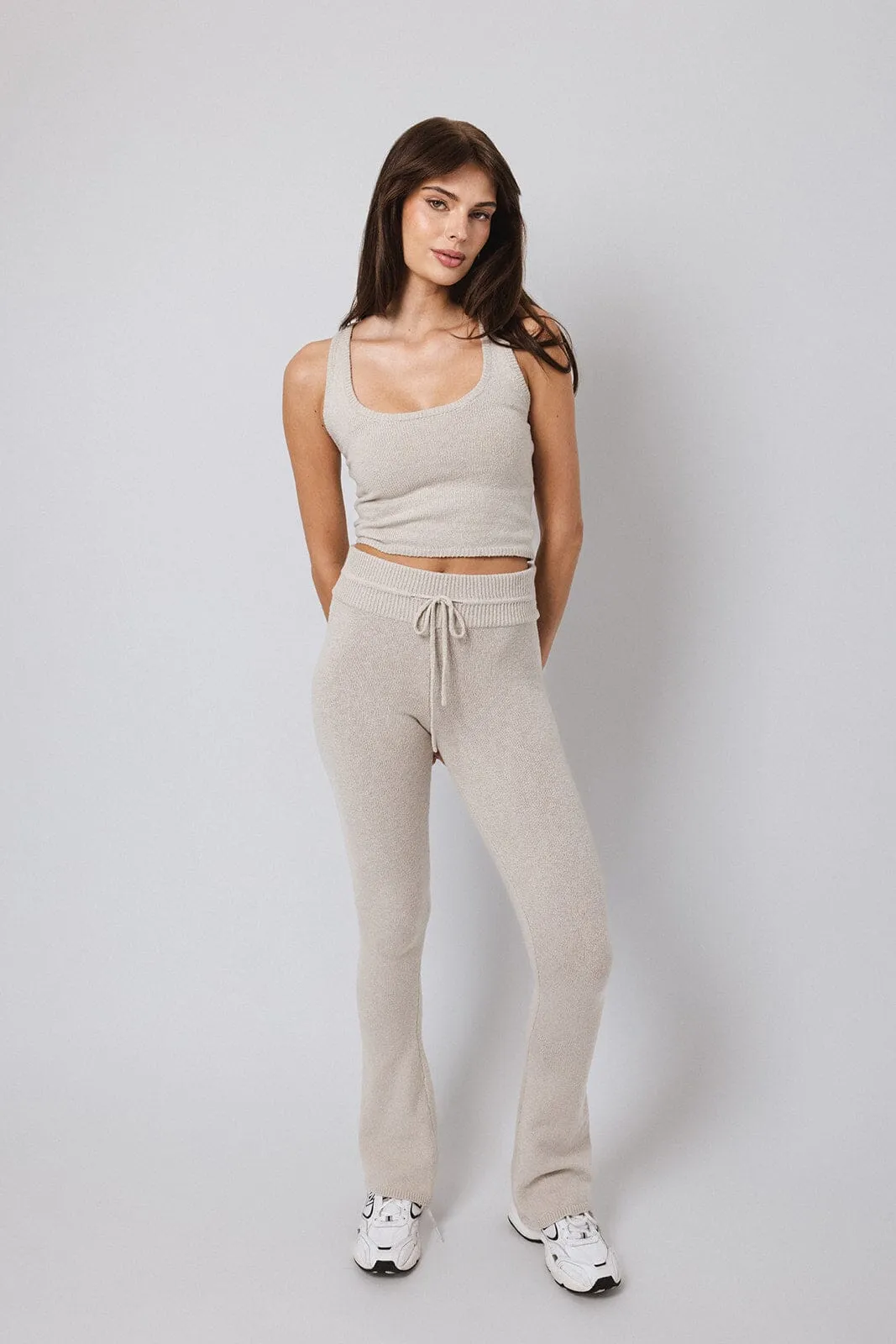 Boucle Flared Drawstring Pant sold by IVL COLLECTIVE product image thumbnail 3