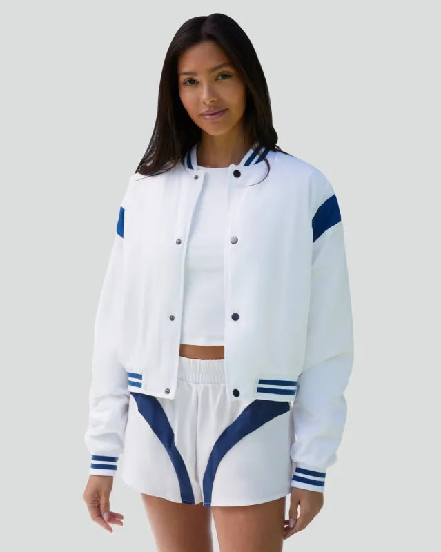 Cropped Varsity Bomber Jacket sold by IVL COLLECTIVE