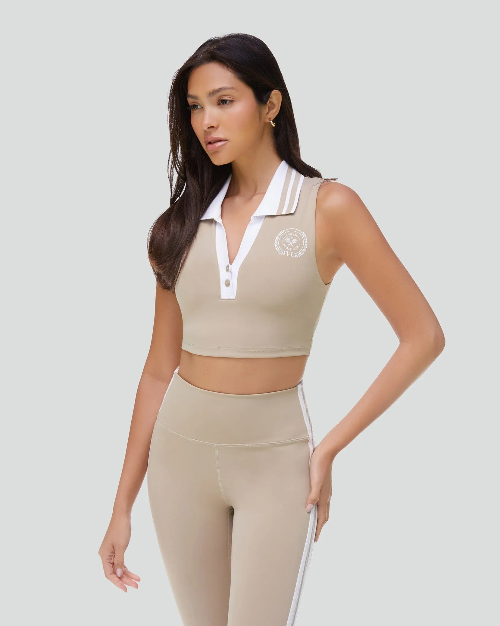 Polo V-neck Bra Top sold by IVL COLLECTIVE