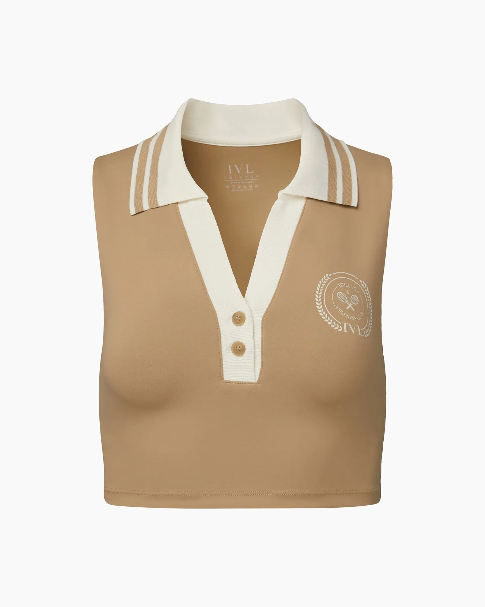 Polo V-neck Bra Top sold by IVL COLLECTIVE product image thumbnail 2