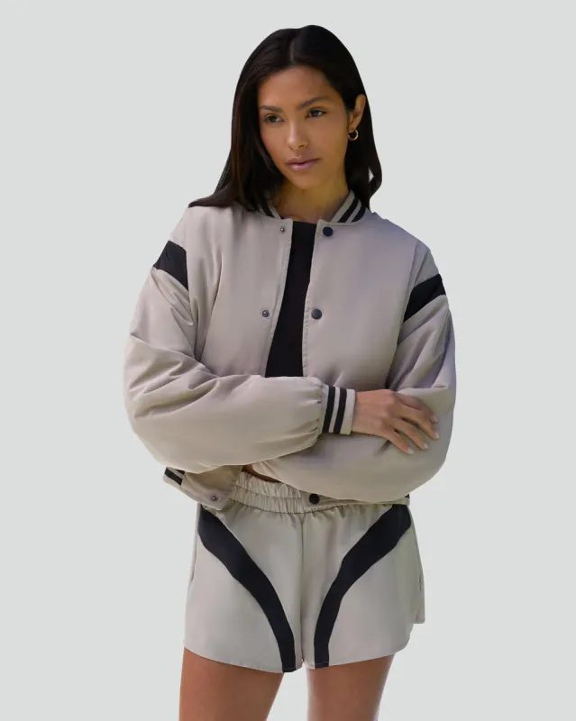 Cropped Varsity Bomber Jacket sold by IVL COLLECTIVE