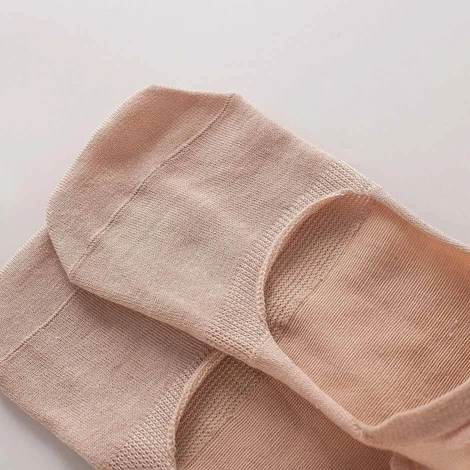 Skin-friendly Women's Silk Invisible Boat Socks sold by DAISYSILK product image thumbnail 5