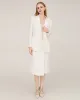 40 Momme Silk Peak Collar Blazer sold by DAISYSILK