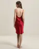 Backless Silk Slip Dress with Cowl Neck sold by DAISYSILK