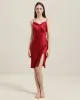 Backless Silk Slip Dress with Cowl Neck sold by DAISYSILK