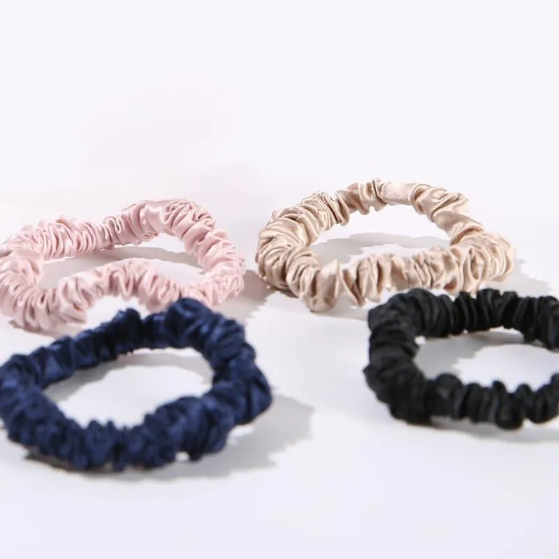 22 Momme Silk Mini Scrunchie sold by DAISYSILK product image thumbnail 4