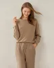 Luxe Ribbed Pollover Cashmere Sweater sold by DAISYSILK