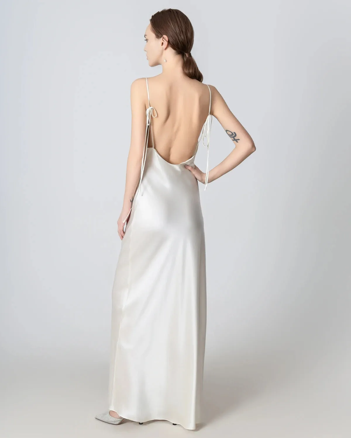 Backless Cami Maxi Silk Dress sold by DAISYSILK product image thumbnail 2