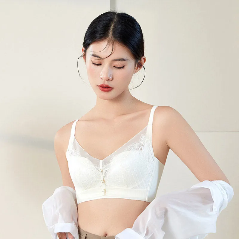 100% Silk Lace Bra sold by DAISYSILK