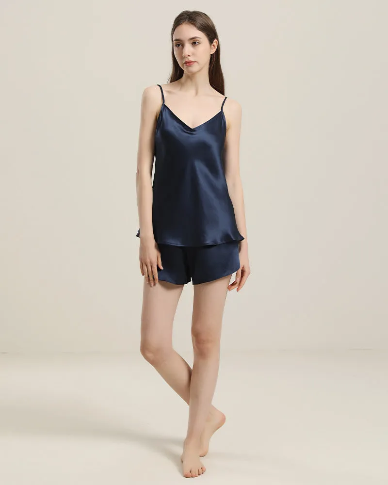 Simple Short Camisole Silk Pajama Set sold by DAISYSILK product image thumbnail 5