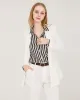 Relaxed Fit Vertical Stripe Silk Shirts sold by DAISYSILK