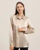 22Momme Silk Blouse with Hidden Buttons sold by DAISYSILK