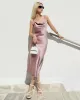 Elegant Silk Dress with Light Cowl Neckline sold by DAISYSILK