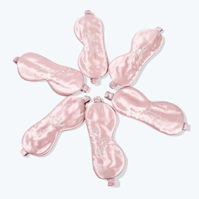12 Constellation Pink Silk Sleep Mask 22 Momme sold by DAISYSILK product image thumbnail 3