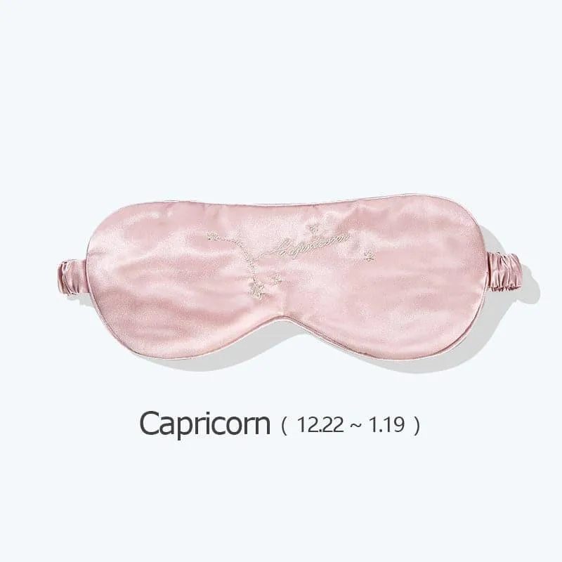 12 Constellation Pink Silk Sleep Mask 22 Momme sold by DAISYSILK product image thumbnail 5