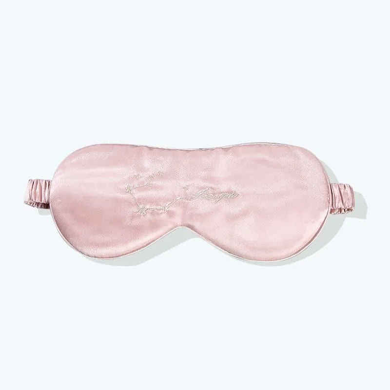12 Constellation Pink Silk Sleep Mask 22 Momme sold by DAISYSILK product image thumbnail 4