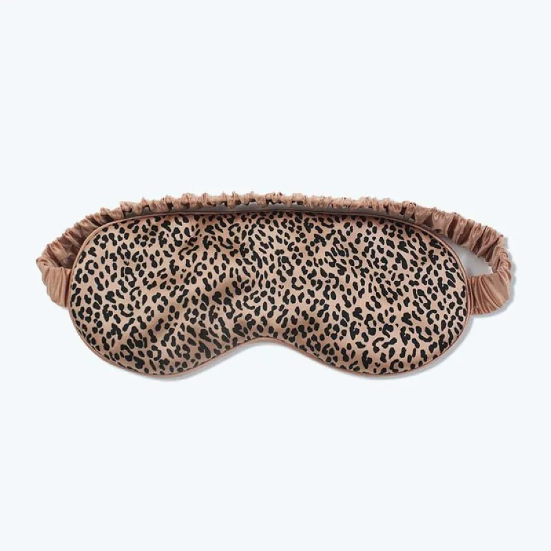 22 Momme Silk Eye Mask Leopard Style sold by DAISYSILK
