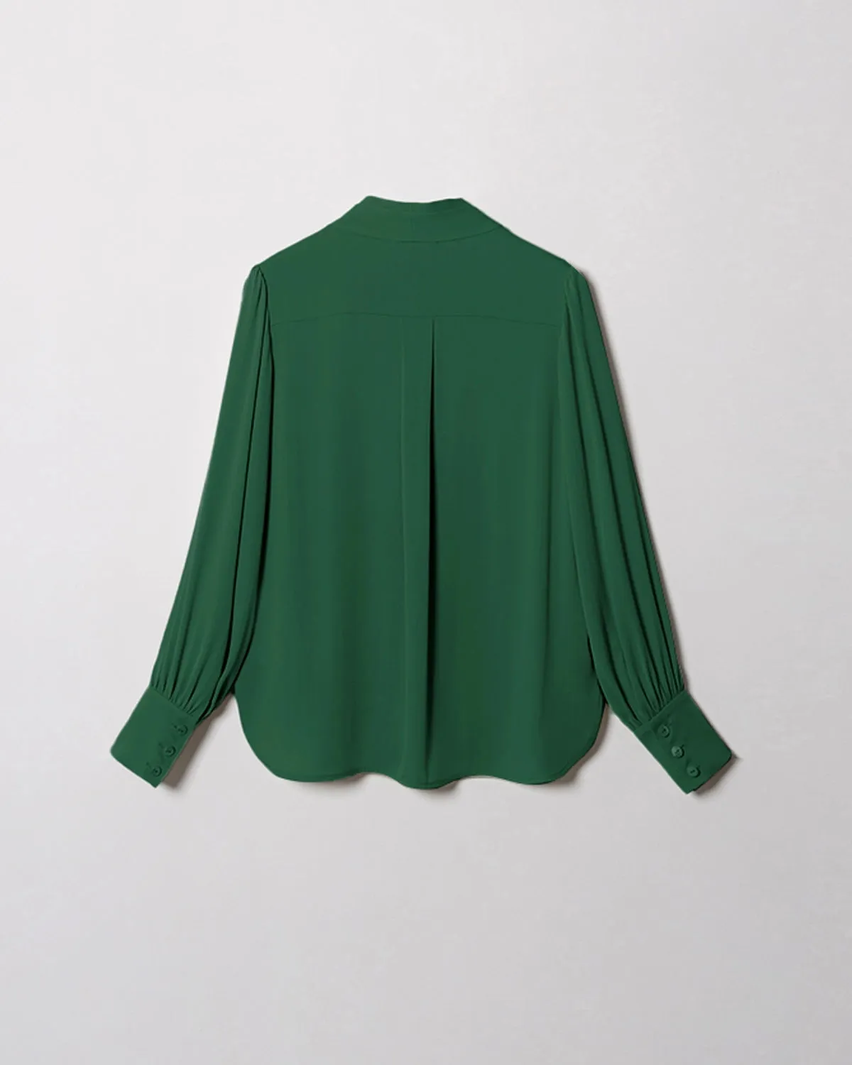 Chic Deep V-Neck Silk Blouse sold by DAISYSILK product image thumbnail 3