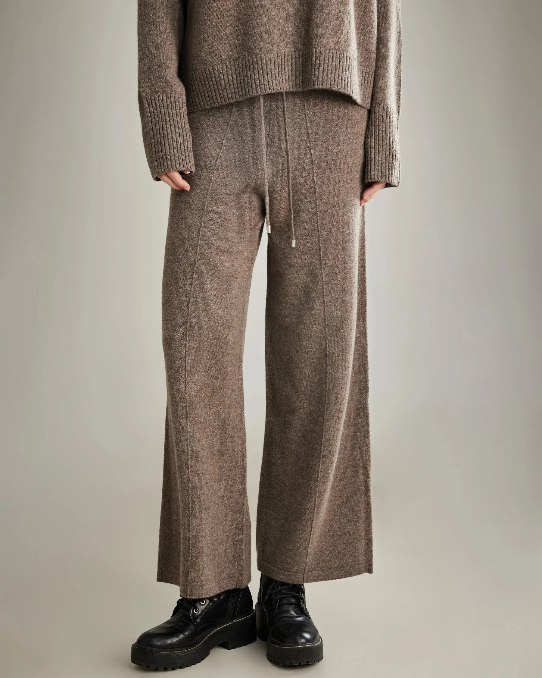 Women's Wide-Leg Cashmere Pants sold by DAISYSILK