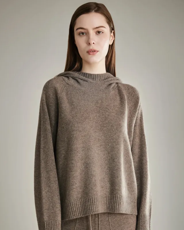Hooded Cashmere Sweater sold by DAISYSILK