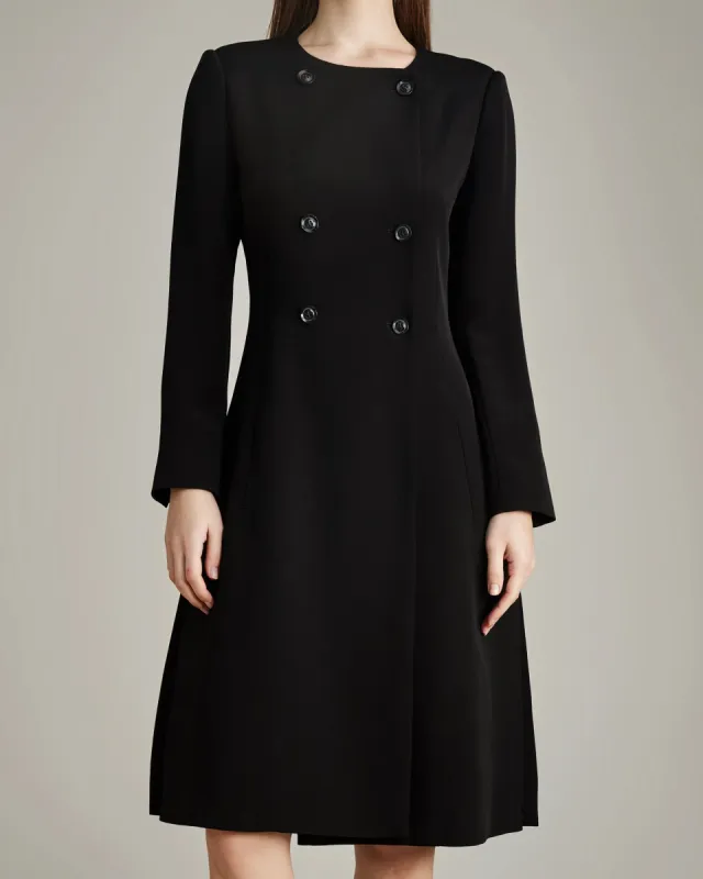 40 Momme Double-Breasted Silk Dress sold by DAISYSILK