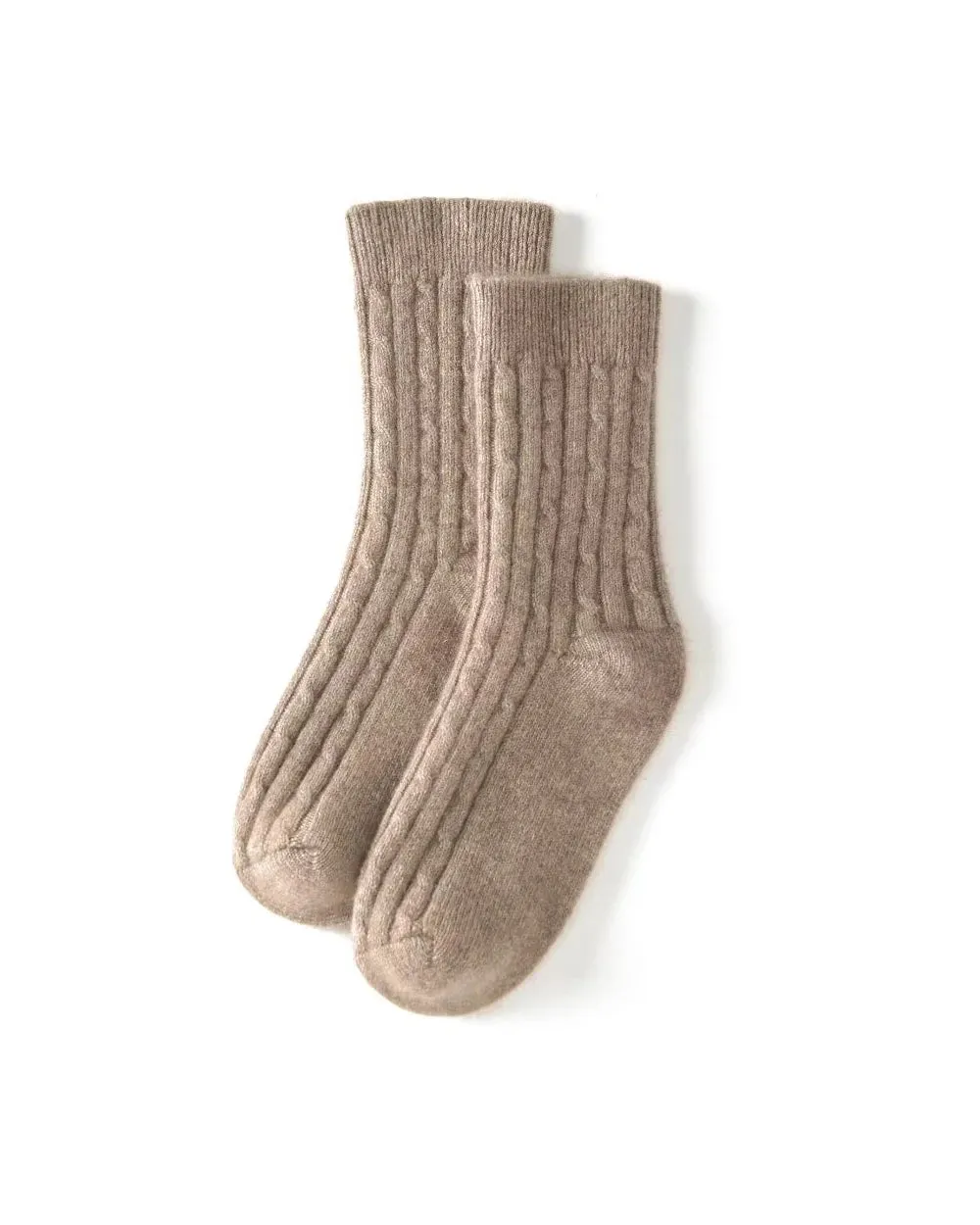 Knit Cashmere Crew Socks sold by DAISYSILK product image thumbnail 5