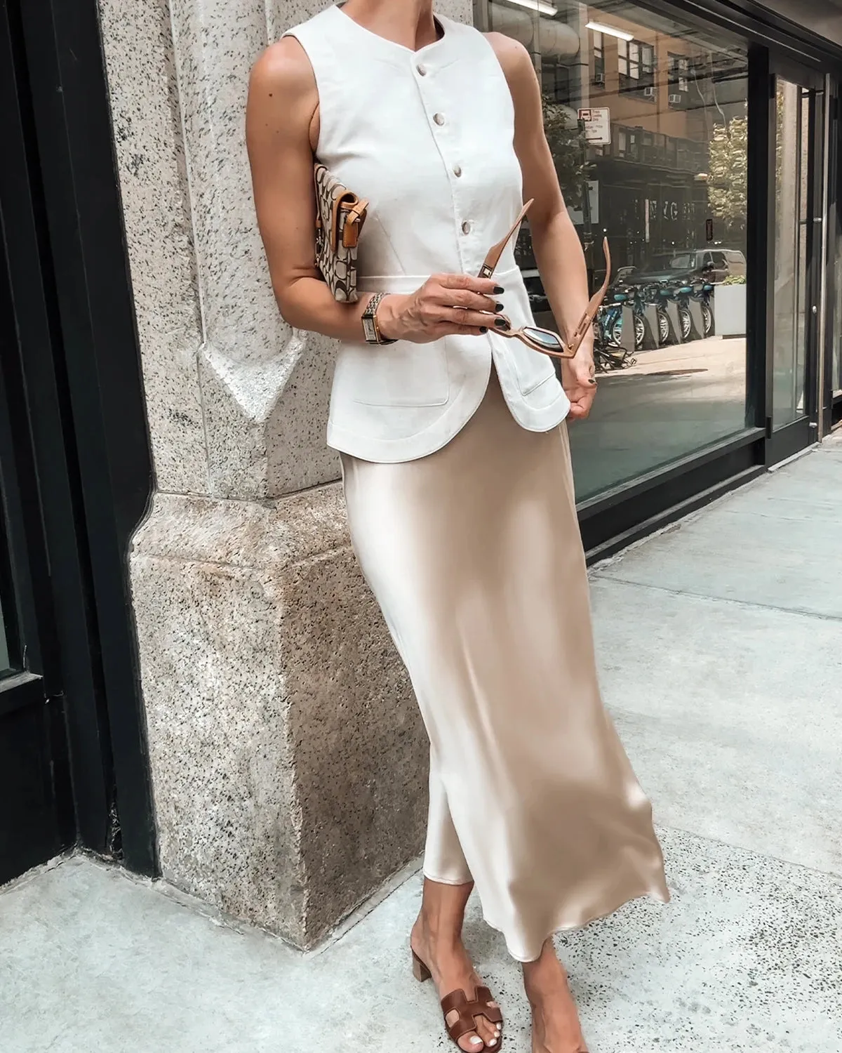 22 Momme Silk Maxi Skirt sold by DAISYSILK