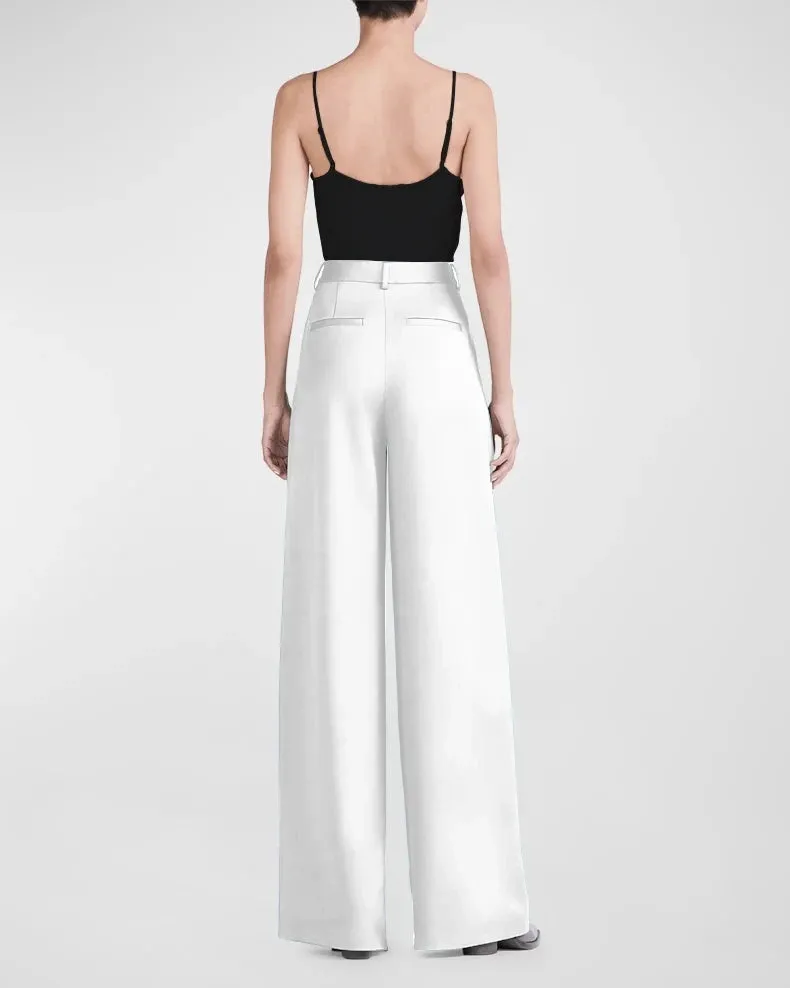 40 Momme Wide Leg Silk Pants sold by DAISYSILK product image thumbnail 2
