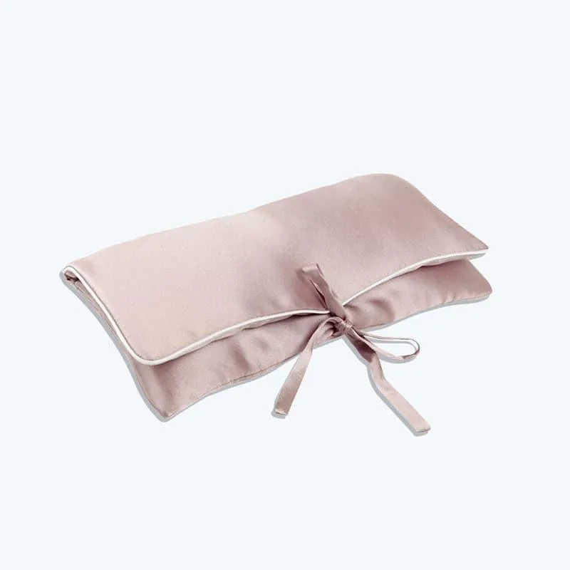 Silk Travel Suit 3 PCS Storage Bag Slippers And Eyemask sold by DAISYSILK product image thumbnail 3