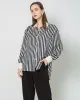 Women Relaxed Stripe Silk Shirt sold by DAISYSILK