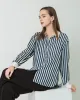 Women Relaxed Stripe Silk Shirt sold by DAISYSILK