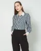 Women Relaxed Stripe Silk Shirt sold by DAISYSILK