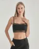 Knit Silk Bralette Square Neck Lace Crop Top sold by DAISYSILK