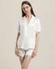 Button Up Silk Short Pajama Set sold by DAISYSILK