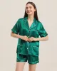 Button Up Silk Short Pajama Set sold by DAISYSILK