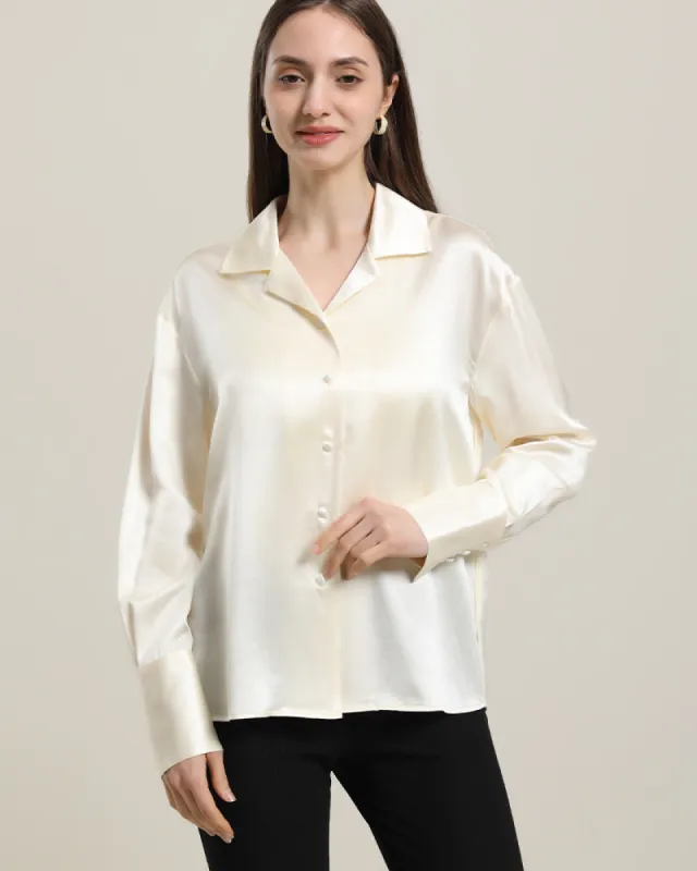 Simple and Elegant Silk Blouse sold by DAISYSILK