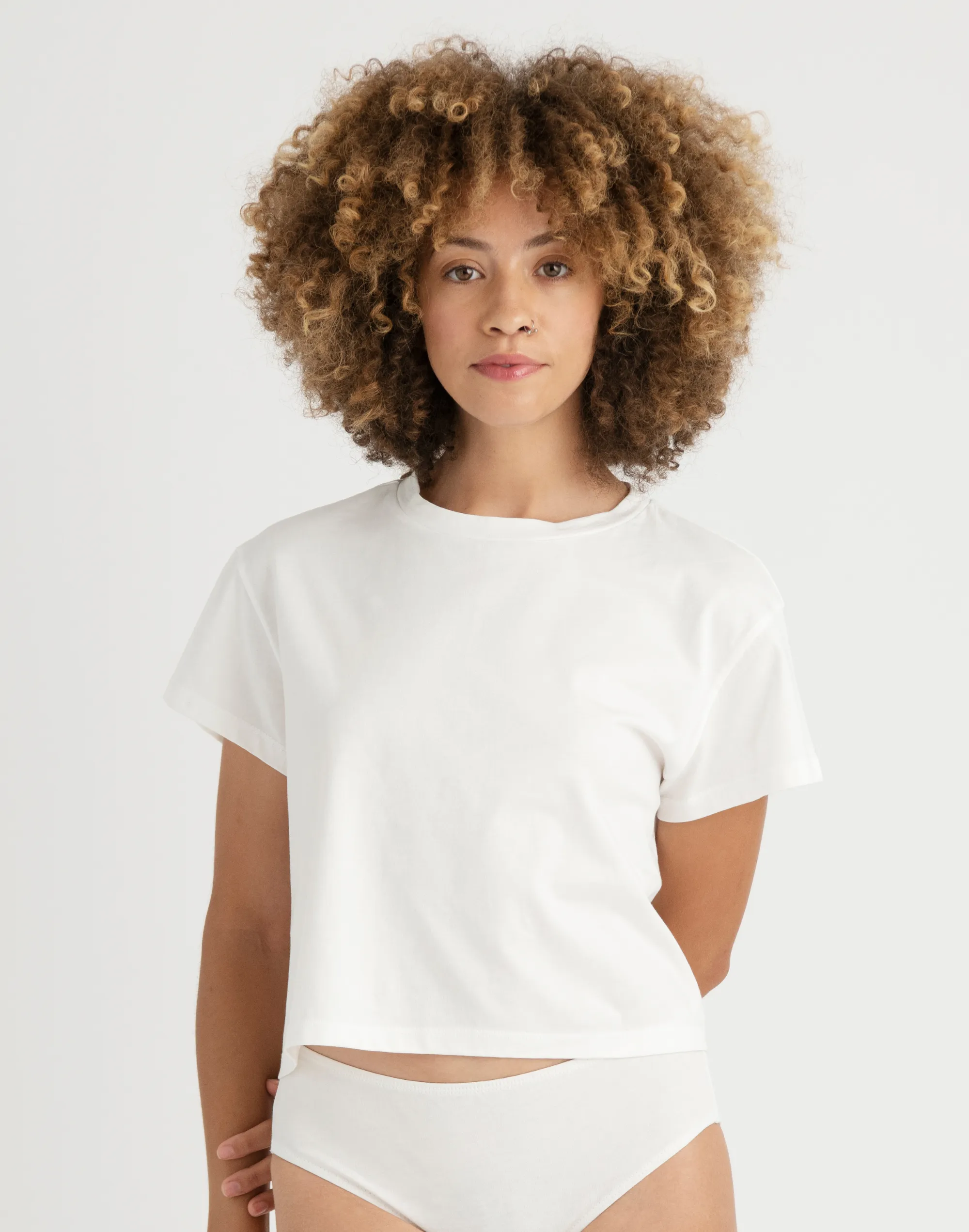 Compostable Organic Cotton Crop 'Crop' Top sold by KENT product image thumbnail 4