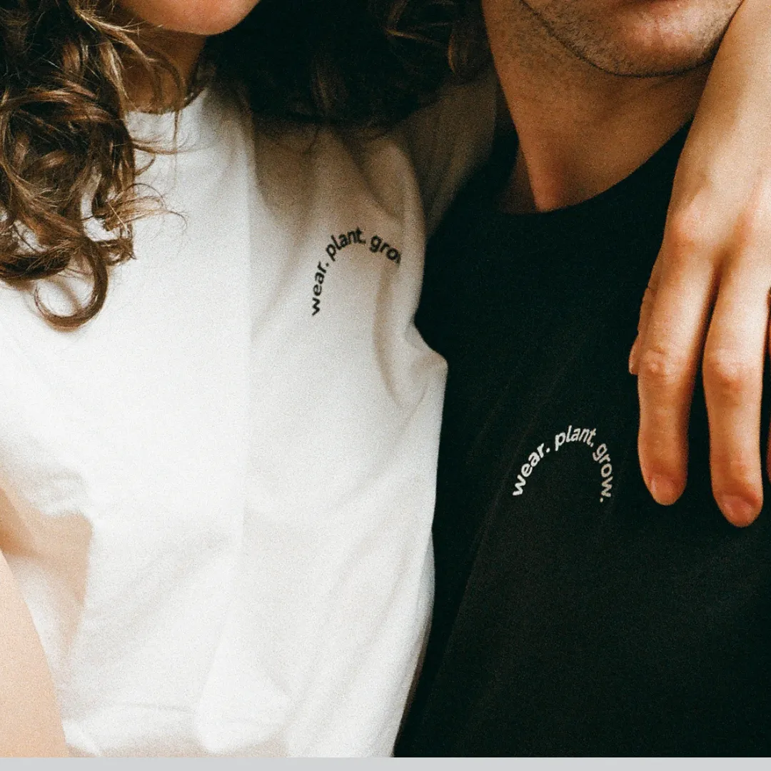 Wear.Plant.Grow. Organic Cotton Crop T-Shirt sold by KENT product image thumbnail 3