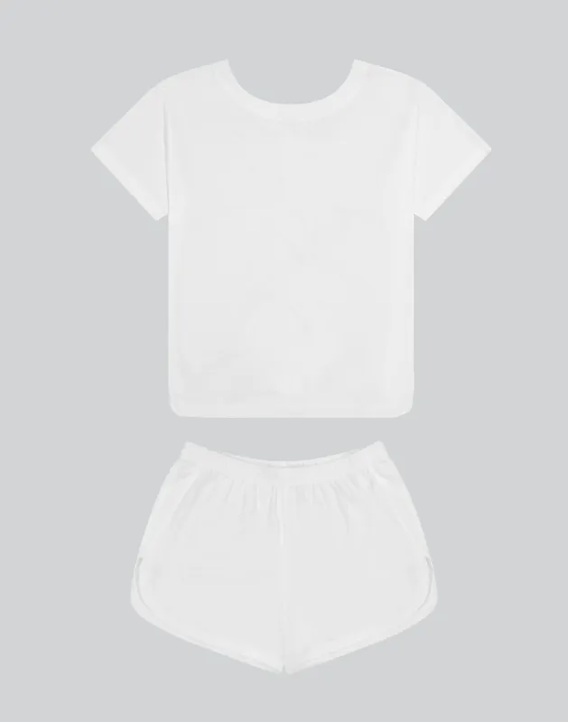Organic Supima Cotton Sleep Tee Short Set sold by KENT