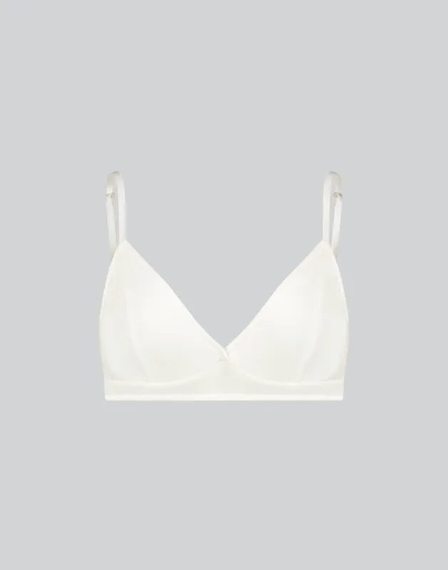 Organic Supima Cotton Triangle Bra sold by KENT