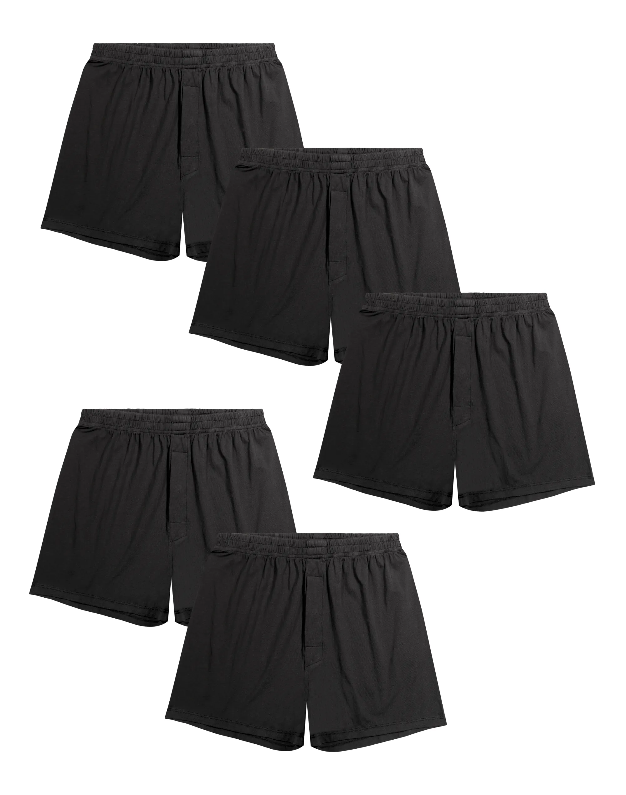 Men's Work Week - 5 Organic Cotton Breather Boxers sold by KENT product image thumbnail 4