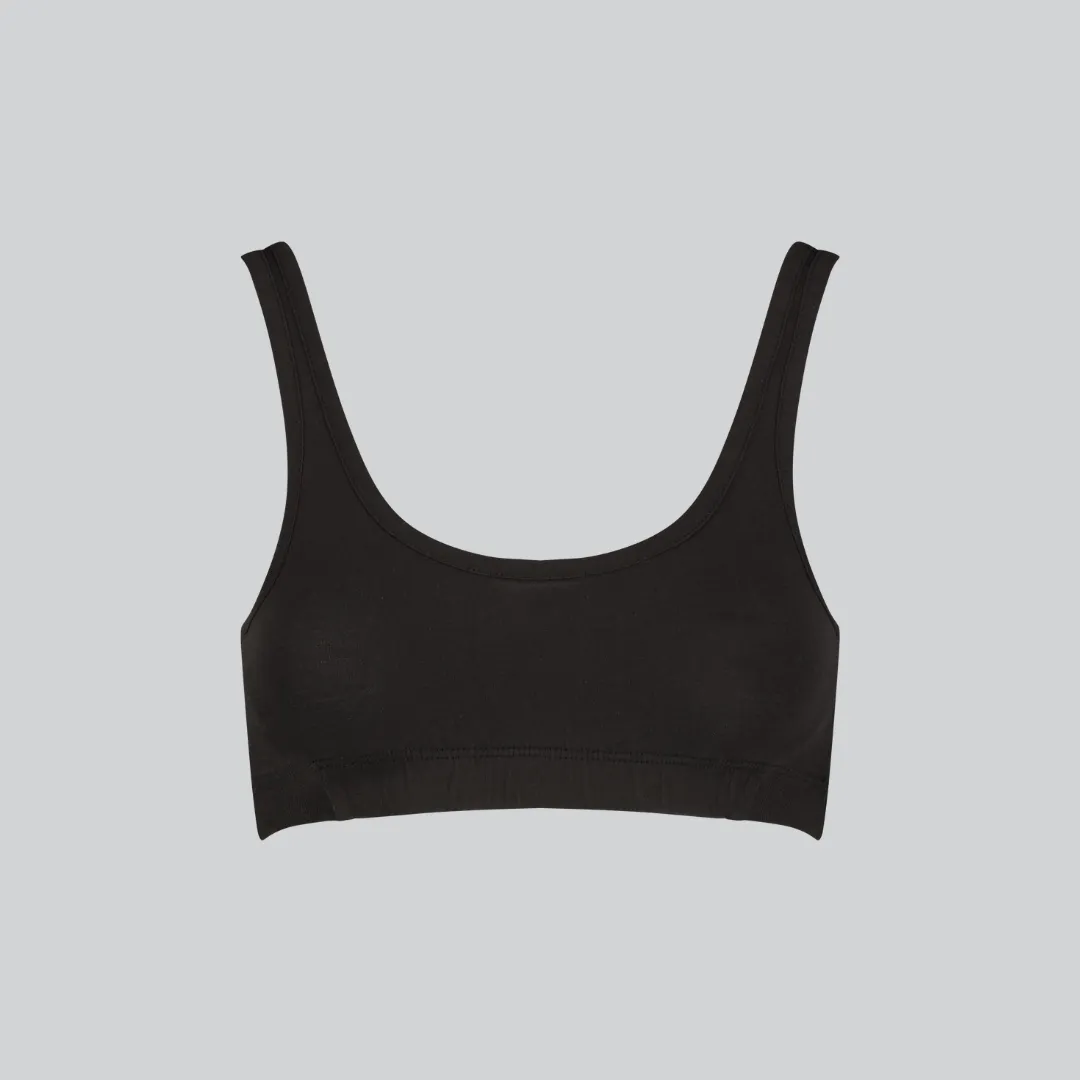Semi-Sheer Organic Supima Cotton Scoop Soft Bra sold by KENT product image thumbnail 3