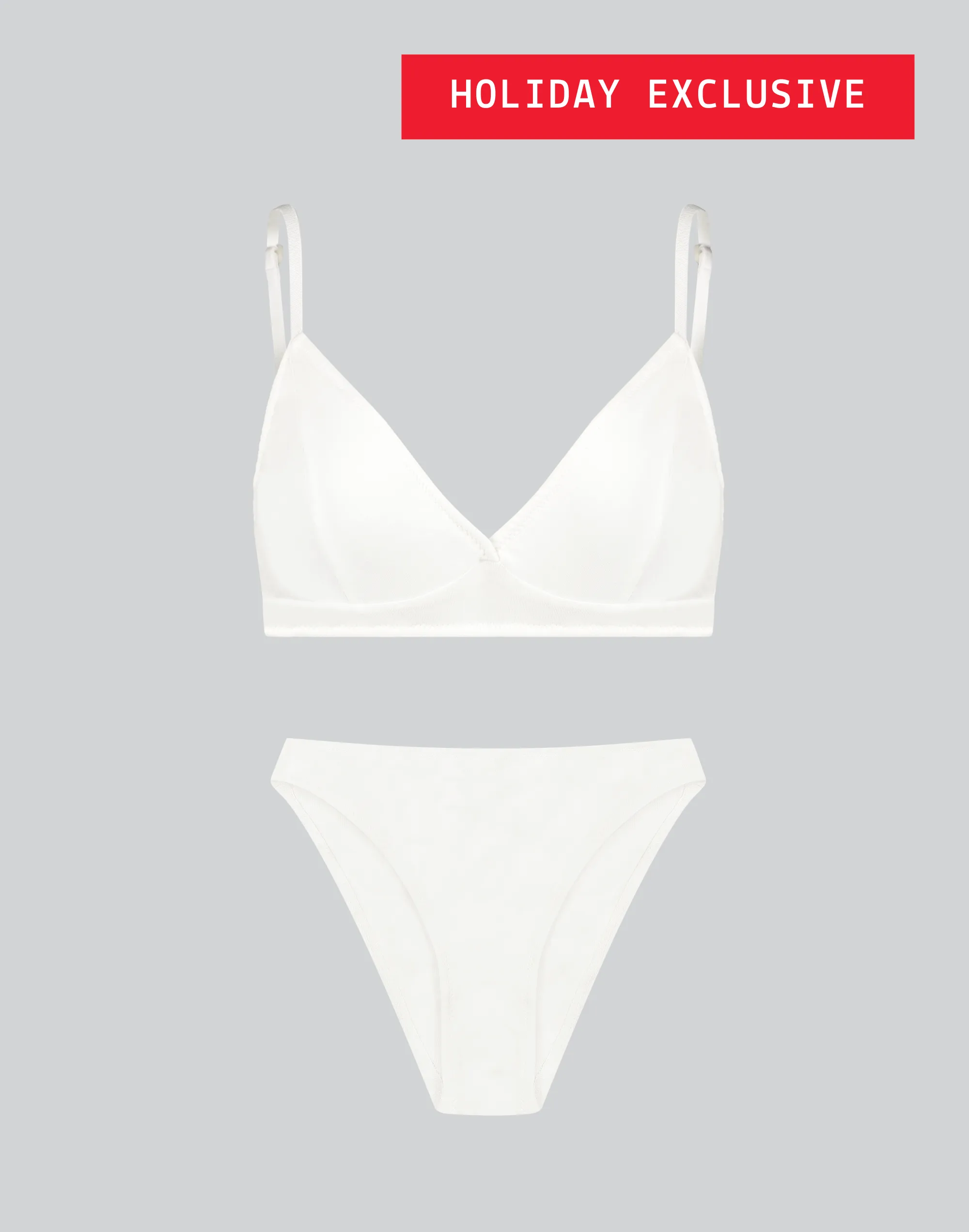 Triangle Bra & High-Cut Brief Set sold by KENT
