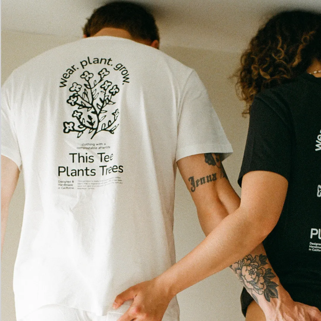 WEAR.PLANT.GROW. MEN'S ORGANIC COTTON T-SHIRT sold by KENT product image thumbnail 2