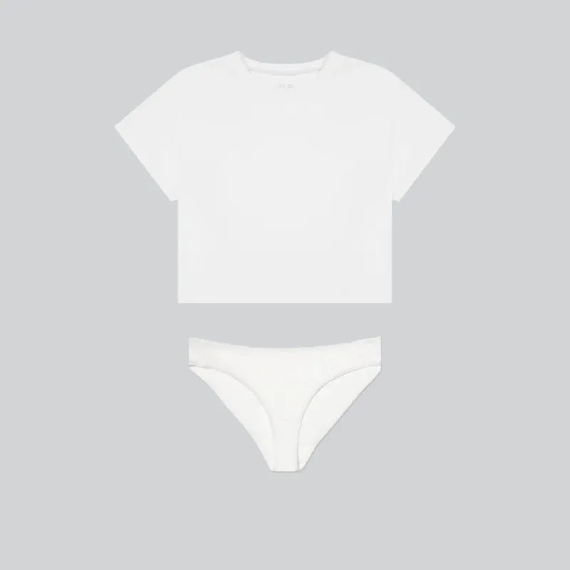 Organic Crop Top & Bikini Set sold by KENT