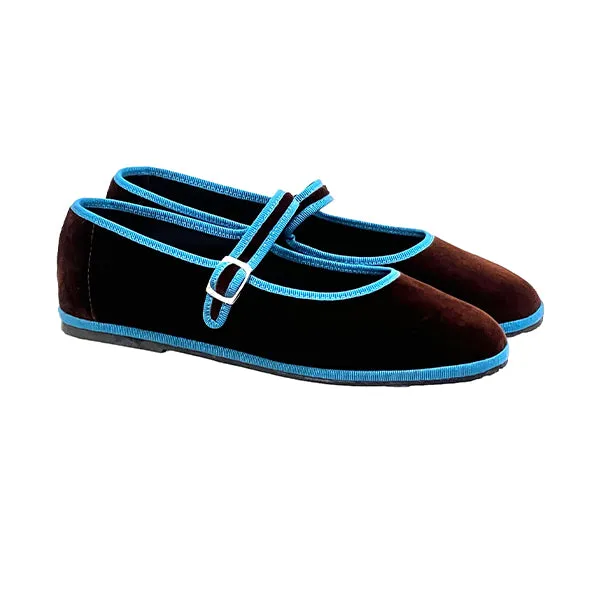 Ginger - Mary Jane Caffe/Petrolio sold by Mar Soreli product image thumbnail 2